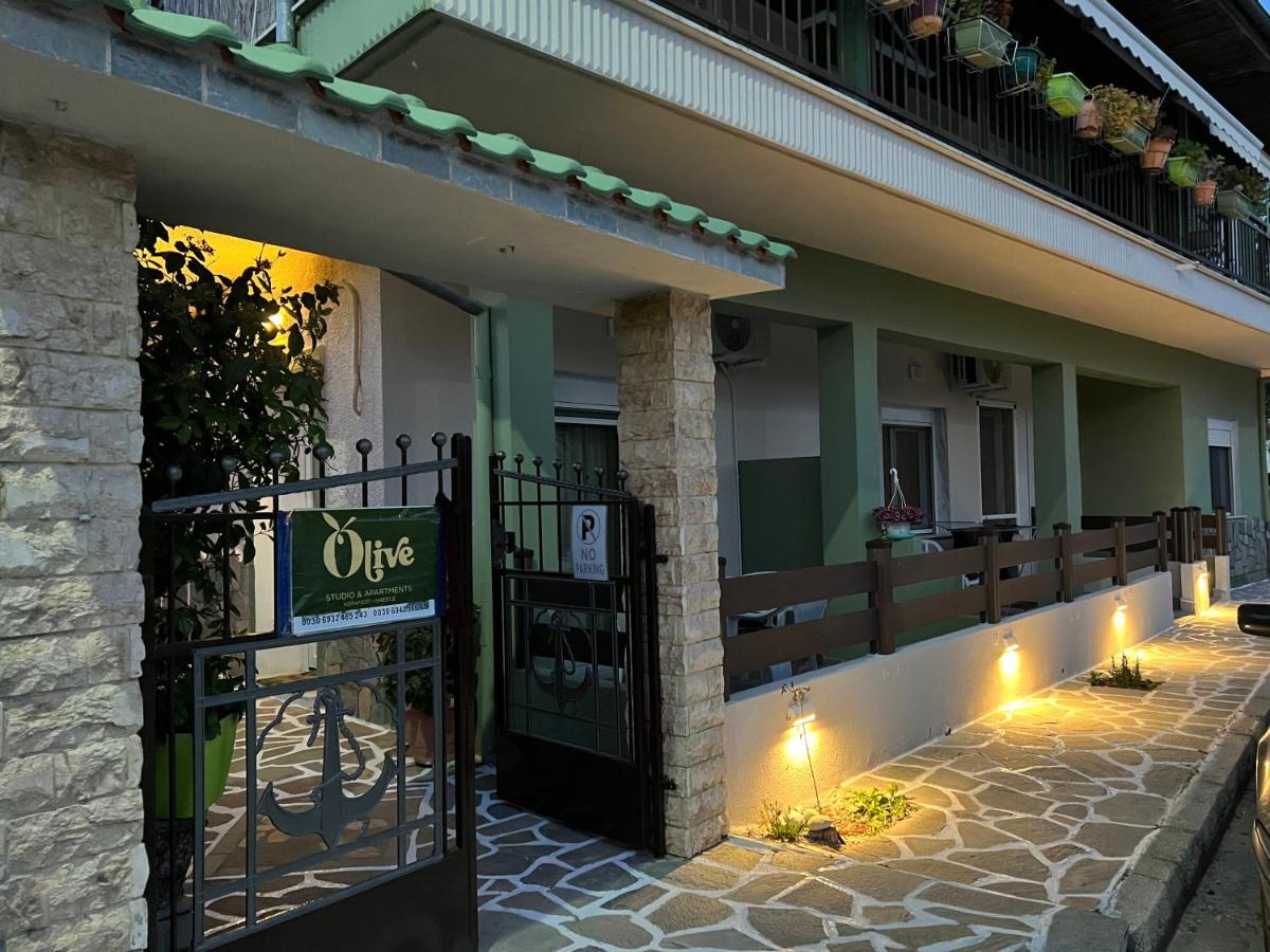 Olive Apartamento Keramotí Exterior foto